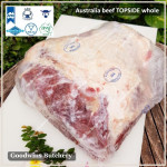 Beef TOPSIDE Australia frozen daging rendang dendeng PORTIONED 1.25cm 1/2" (price/pack 1kg 2pcs)
